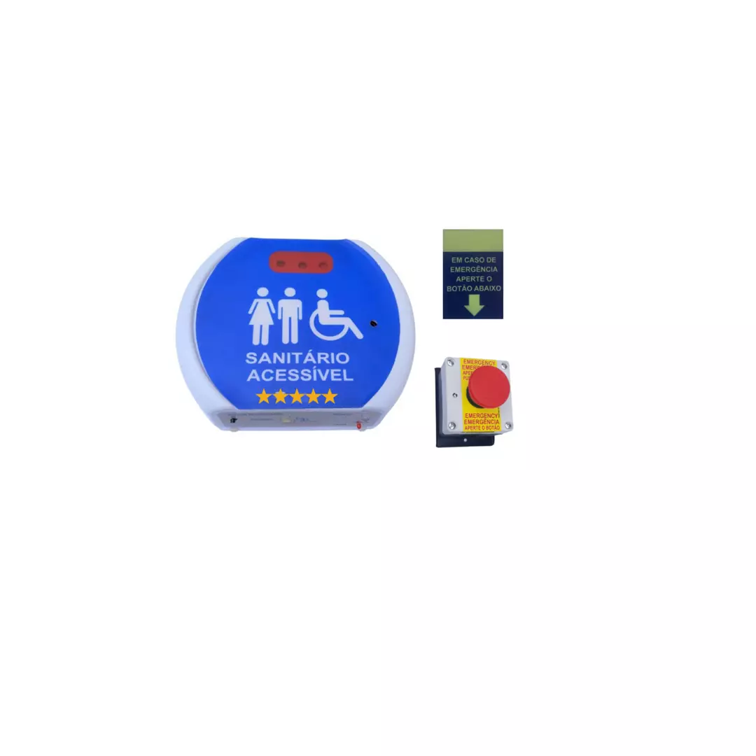 KIT ALARME PNE COM FIO PLUS BOTOEIRA IP65